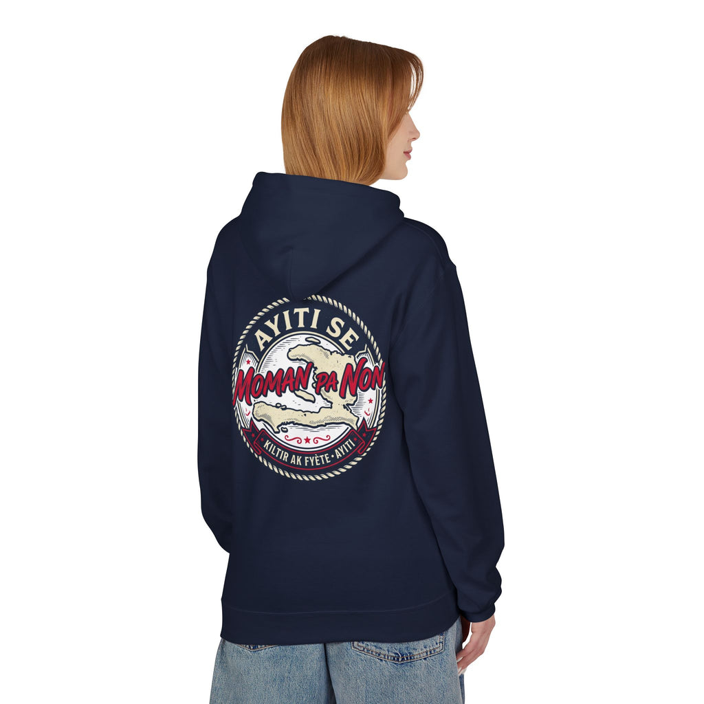 Ayiti Se Moman Pa Nonn Hoodie — Haitian Pride Graphic Hoodie