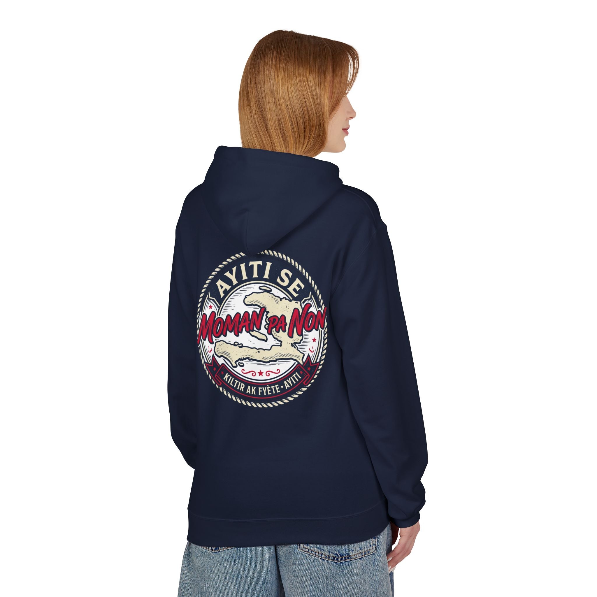 Ayiti Se Moman Pa Nonn Hoodie — Haitian Pride Graphic Hoodie