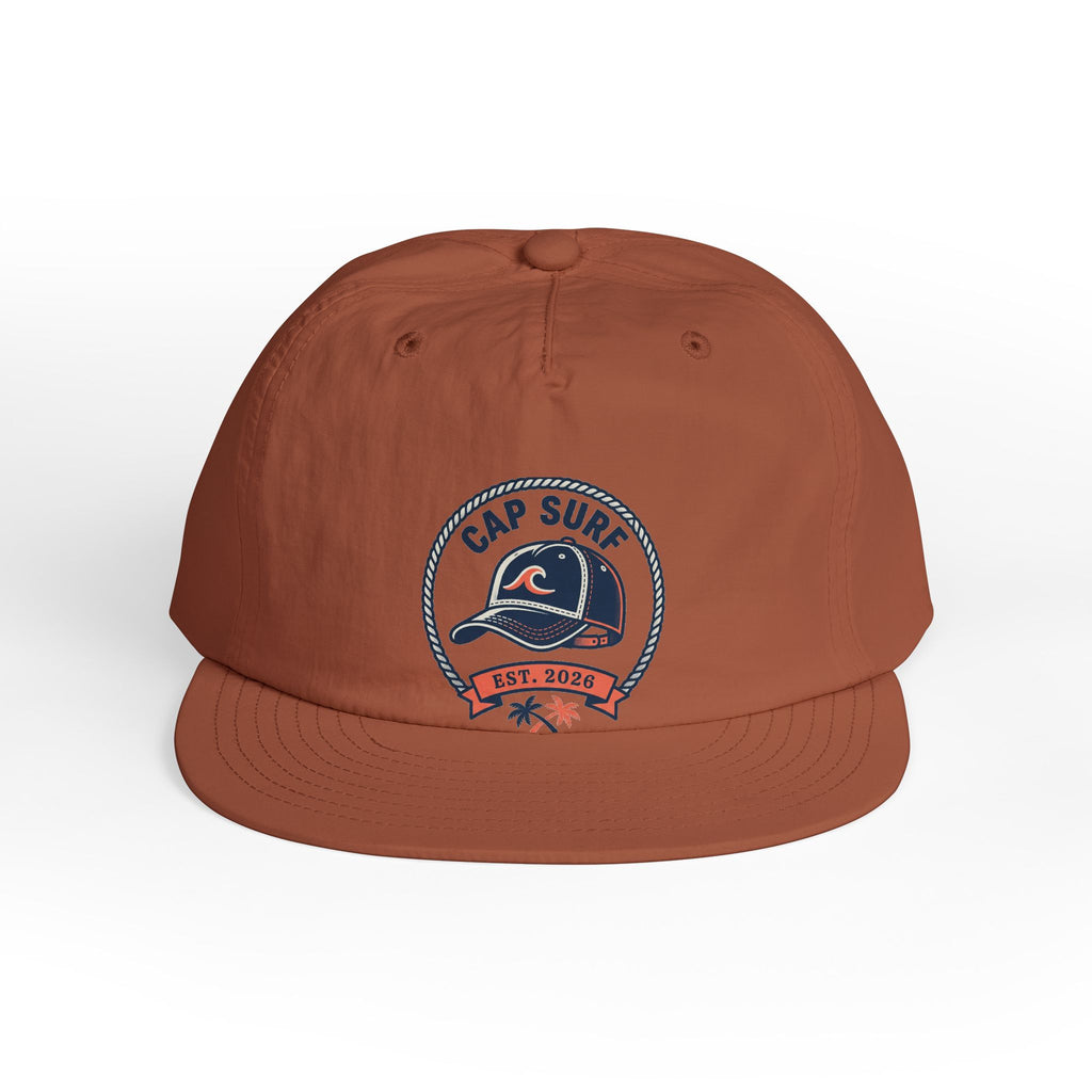 Surf Cap Hat — Embroidered 'Cap Surf' Wave Logo Baseball Hat