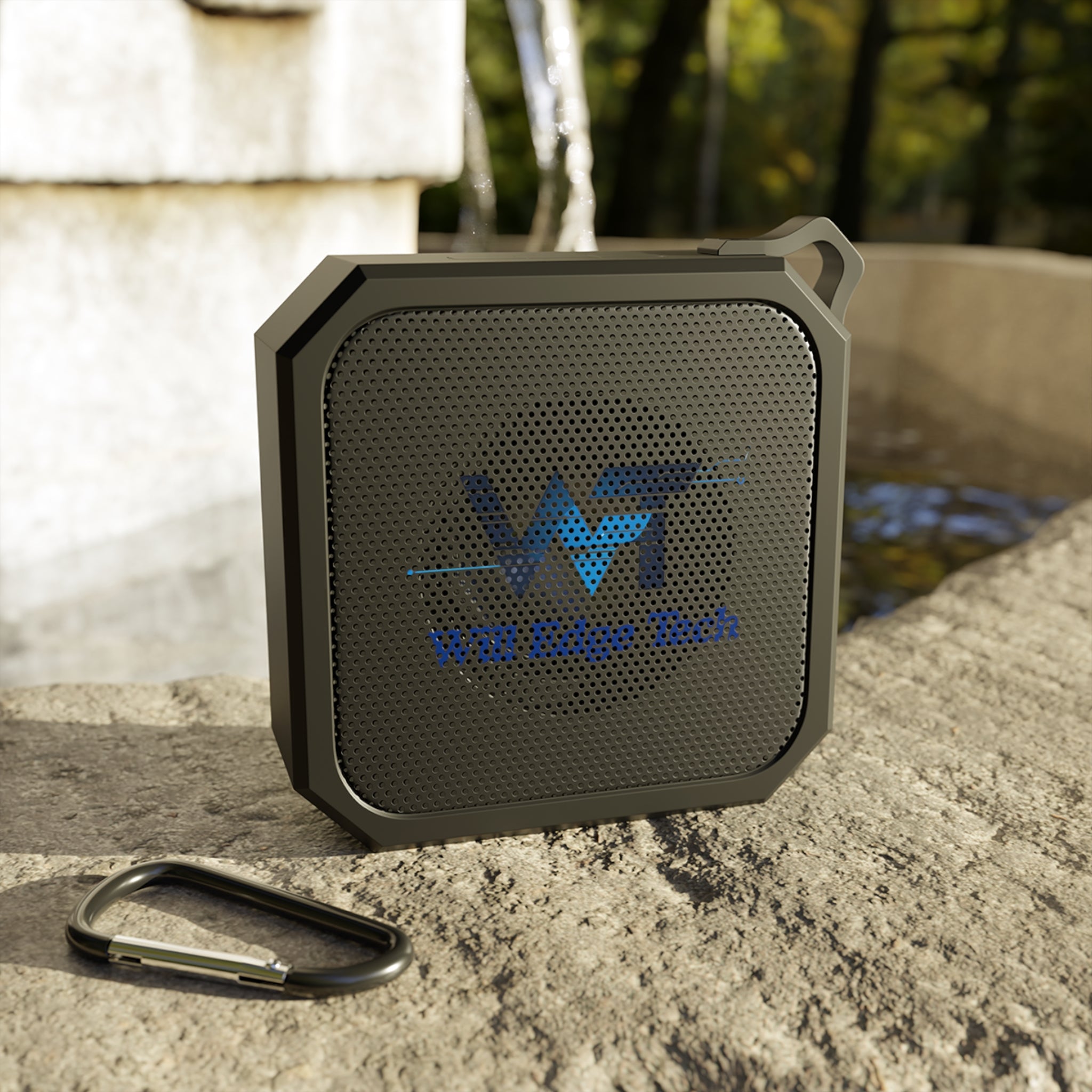 Outdoor Bluetooth Speaker — Rugged Waterproof Portable Speaker with Carabiner
