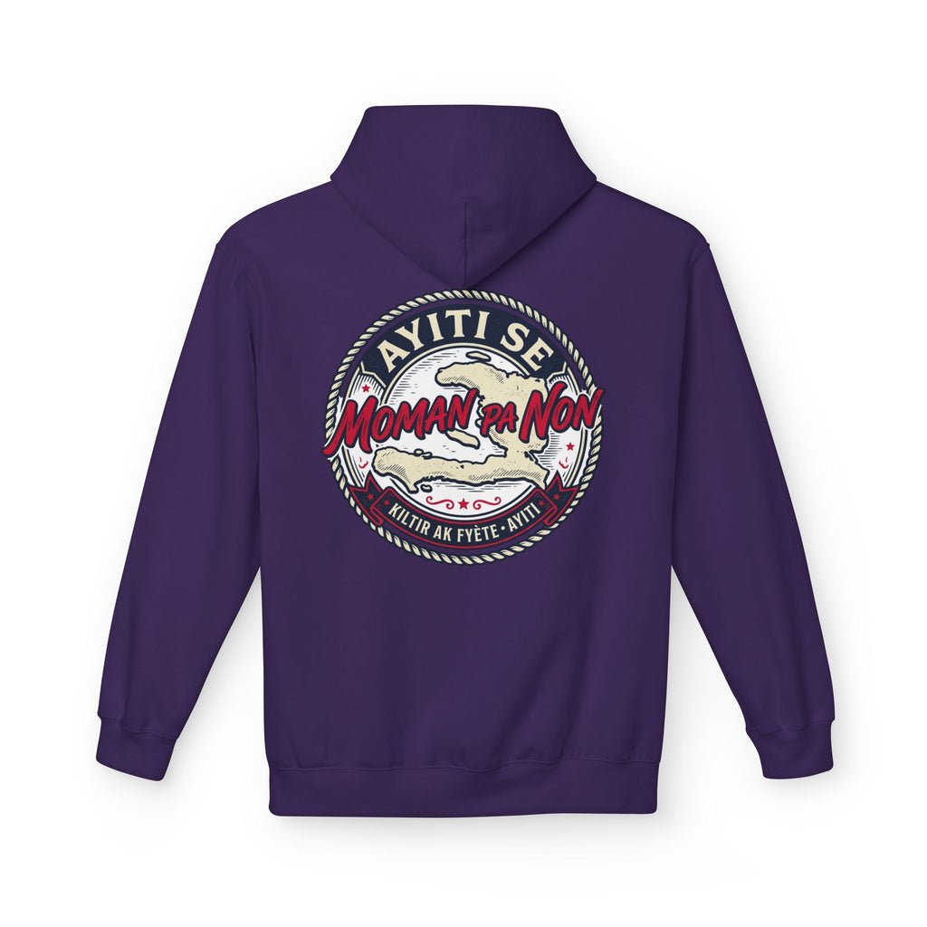 Ayiti Se Moman Pa Nonn Hoodie — Haitian Pride Graphic Hoodie