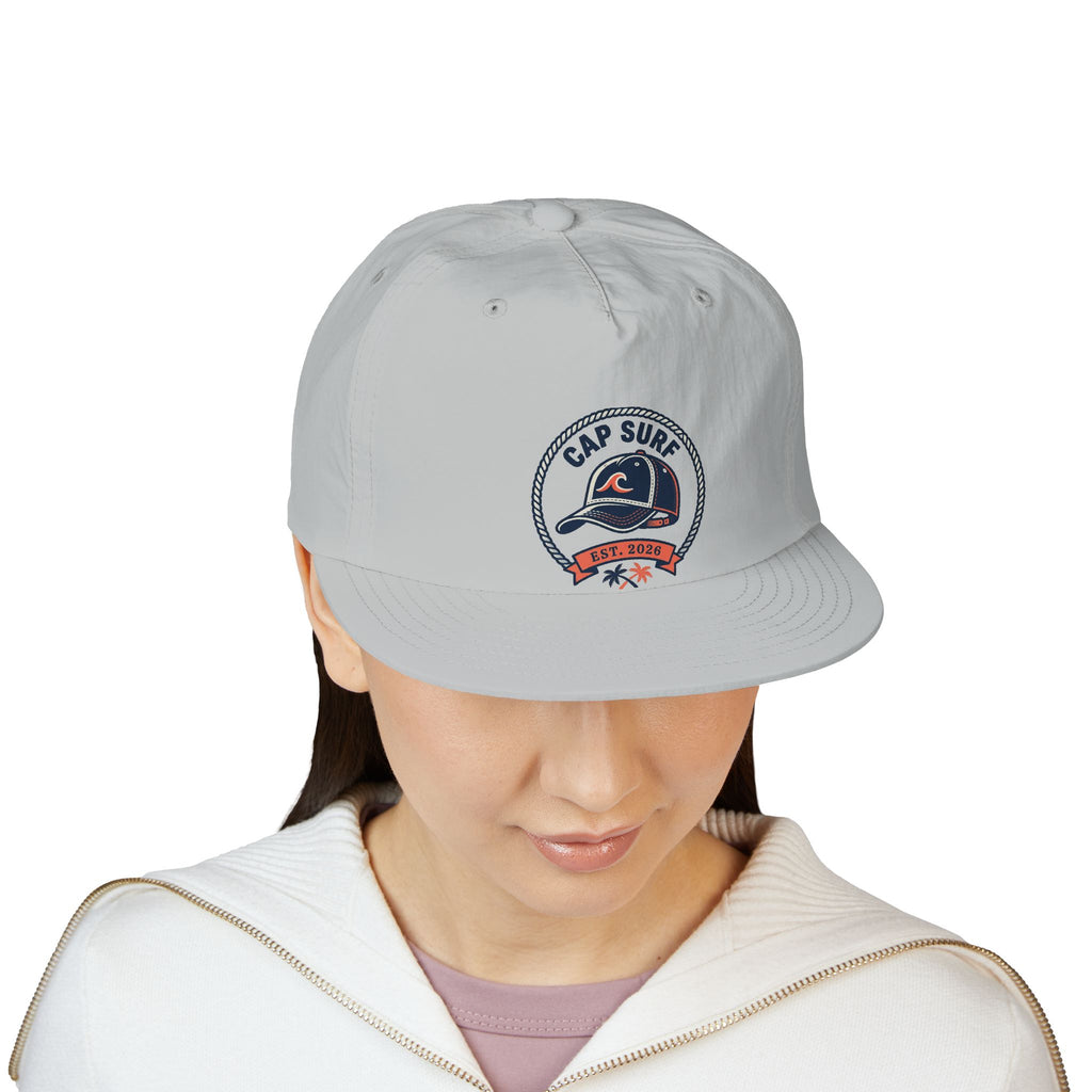 Surf Cap Hat — Embroidered 'Cap Surf' Wave Logo Baseball Hat