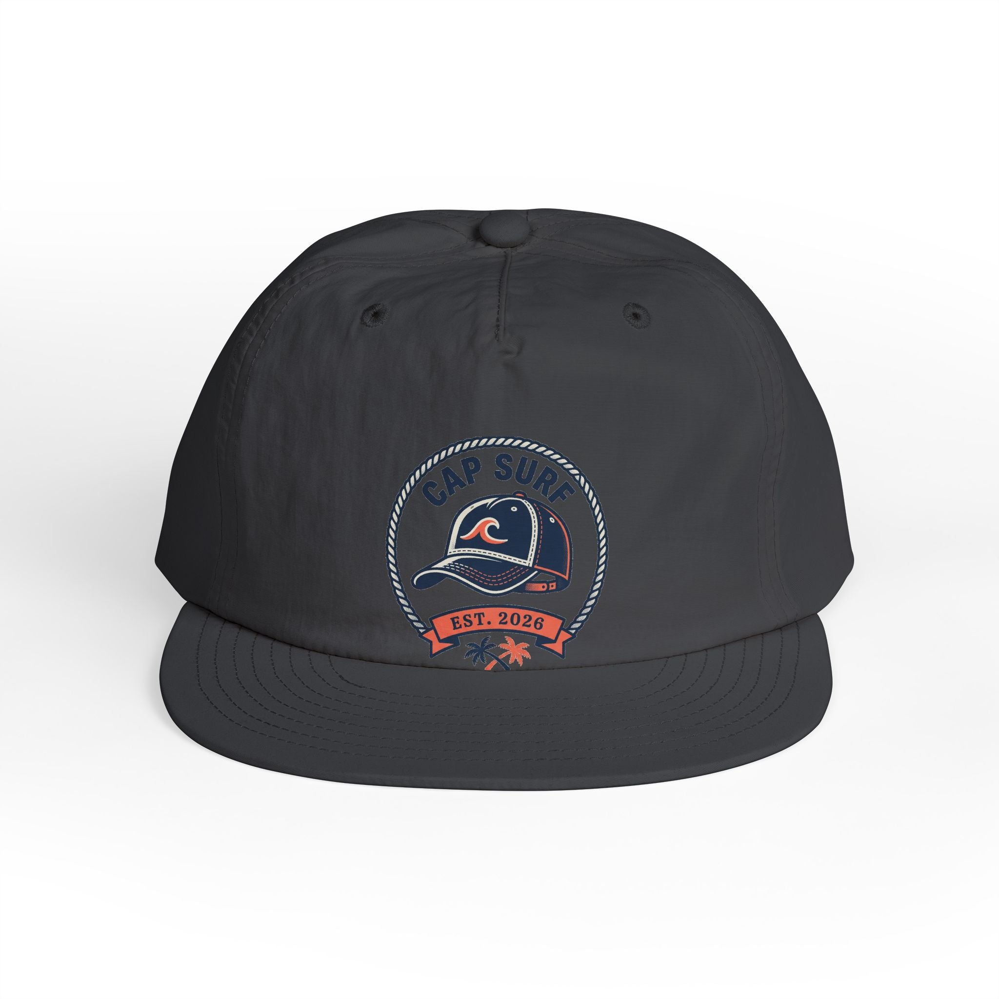 Surf Cap Hat — Embroidered 'Cap Surf' Wave Logo Baseball Hat