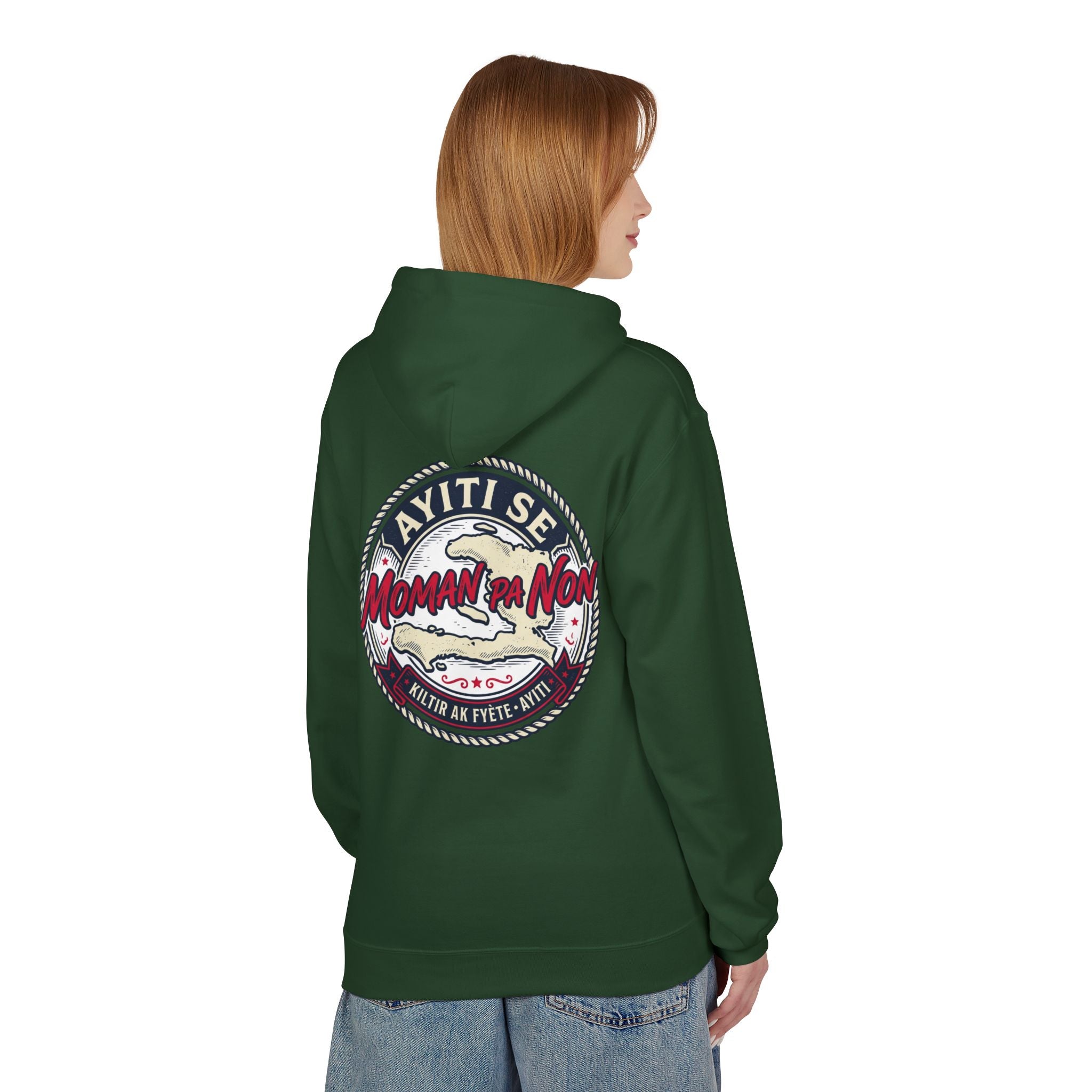 Ayiti Se Moman Pa Nonn Hoodie — Haitian Pride Graphic Hoodie
