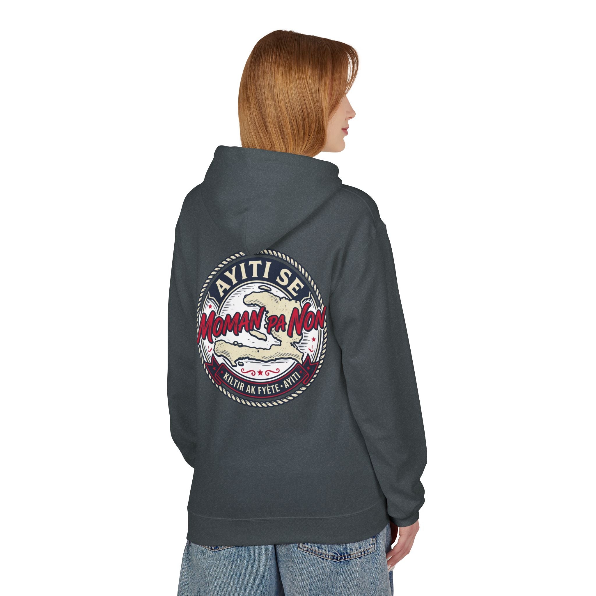 Ayiti Se Moman Pa Nonn Hoodie — Haitian Pride Graphic Hoodie