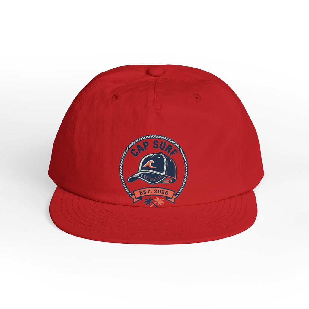 Surf Cap Hat — Embroidered 'Cap Surf' Wave Logo Baseball Hat
