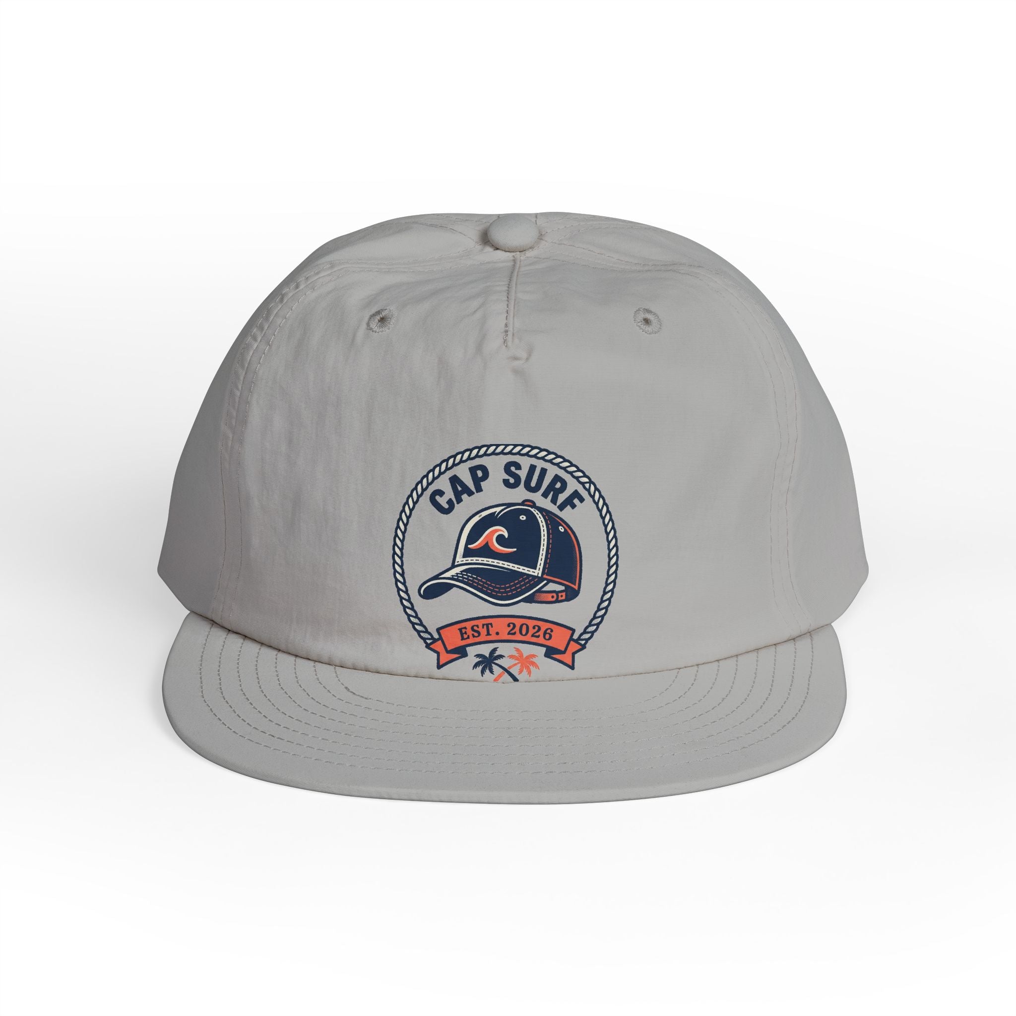 Surf Cap Hat — Embroidered 'Cap Surf' Wave Logo Baseball Hat