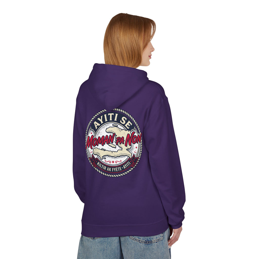 Ayiti Se Moman Pa Nonn Hoodie — Haitian Pride Graphic Hoodie