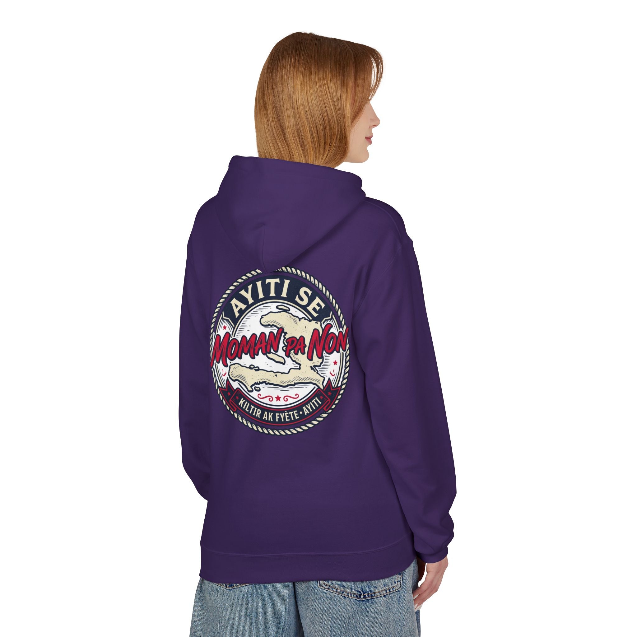 Ayiti Se Moman Pa Nonn Hoodie — Haitian Pride Graphic Hoodie